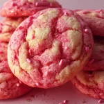 Strawberry Cake Mix Cookies First Image