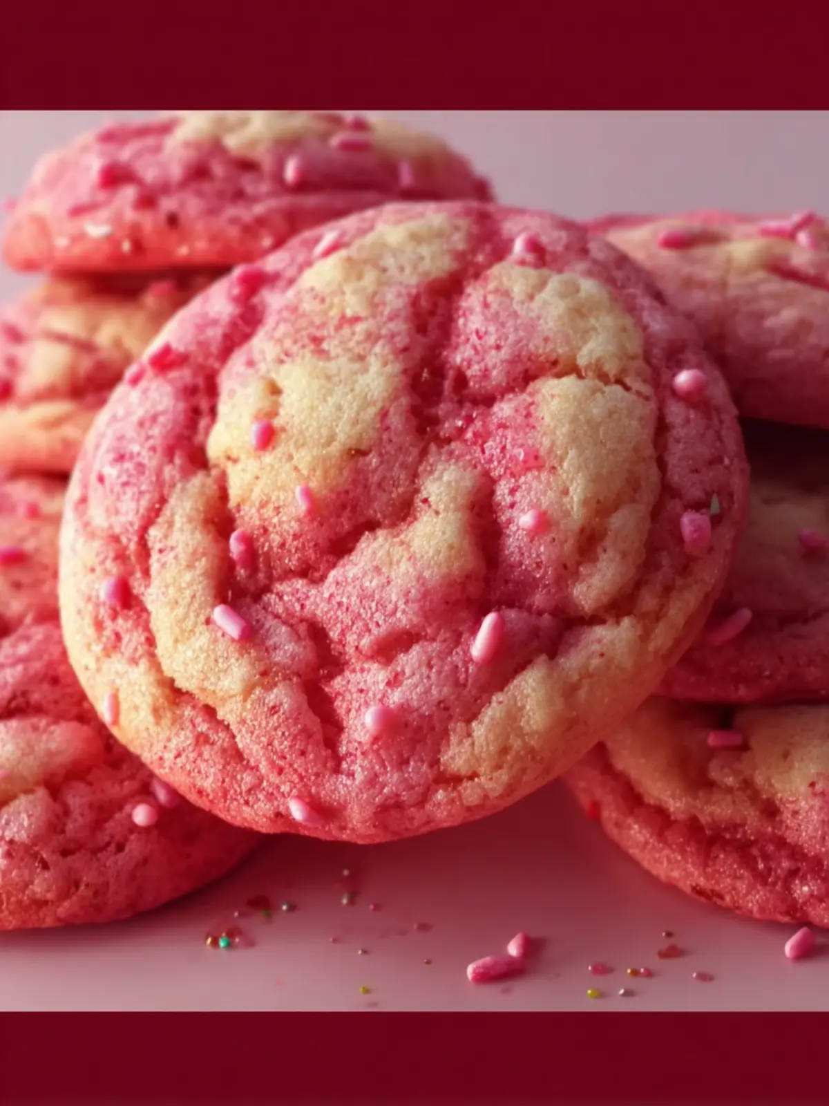Strawberry Cake Mix Cookies: Irresistibly Sweet & Easy Treats