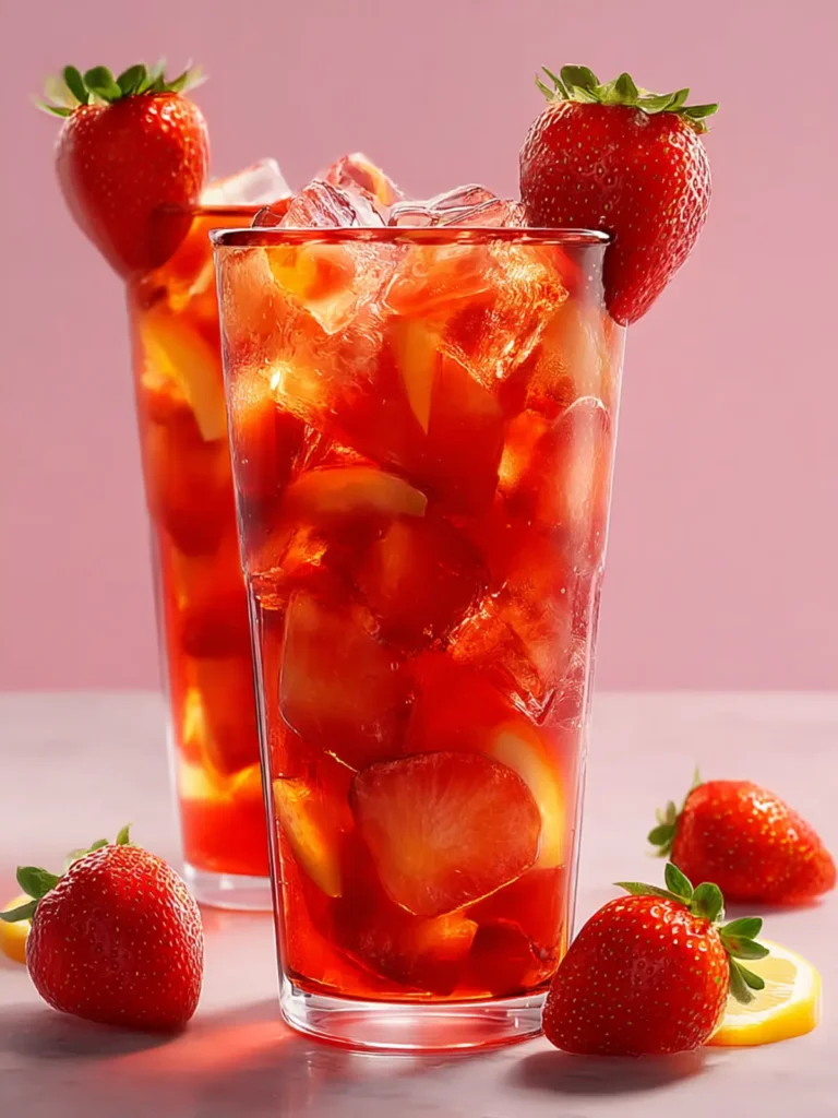 Strawberry Sweet Tea: Refreshingly Sweet Delight First Image