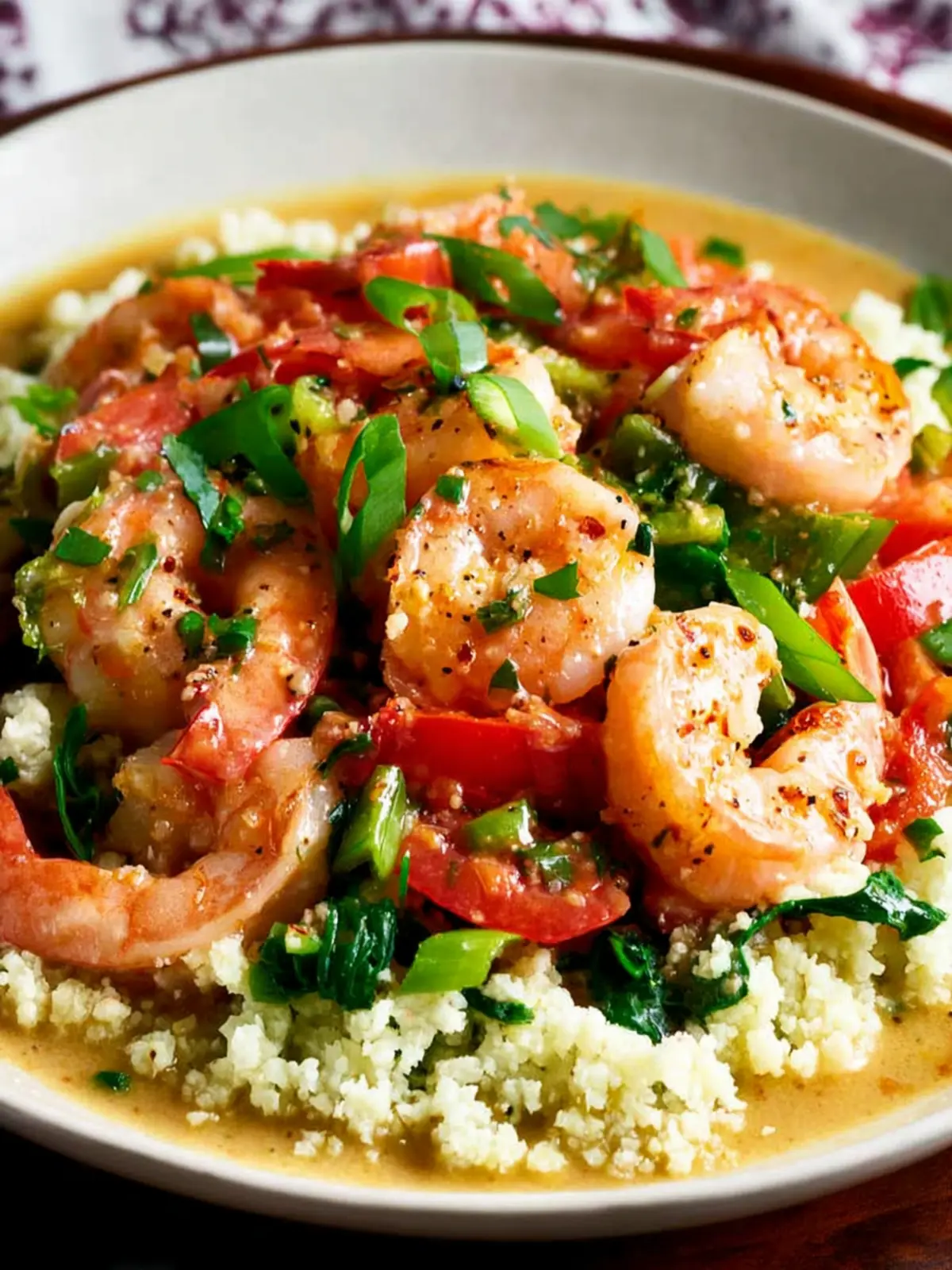 Coconut Milk Shrimp (over Cauliflower Rice) First Image