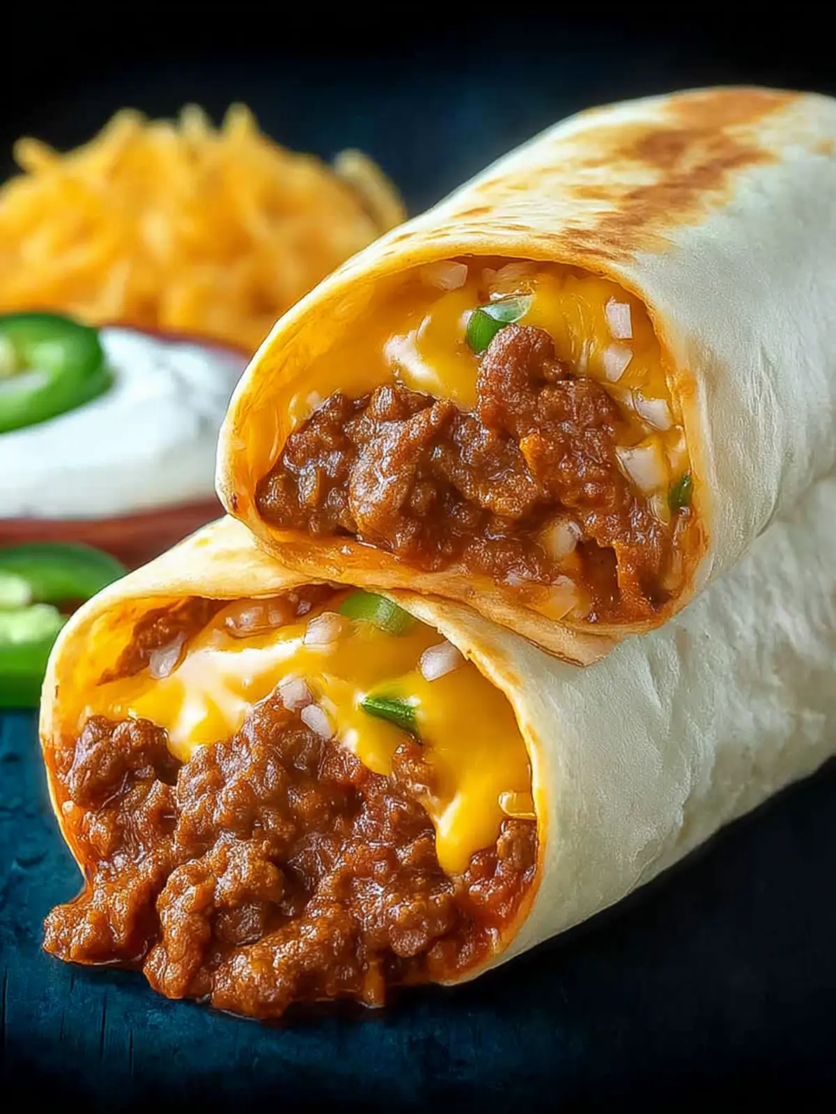 Copycat Taco Bell Chili Cheese Burrito First Image