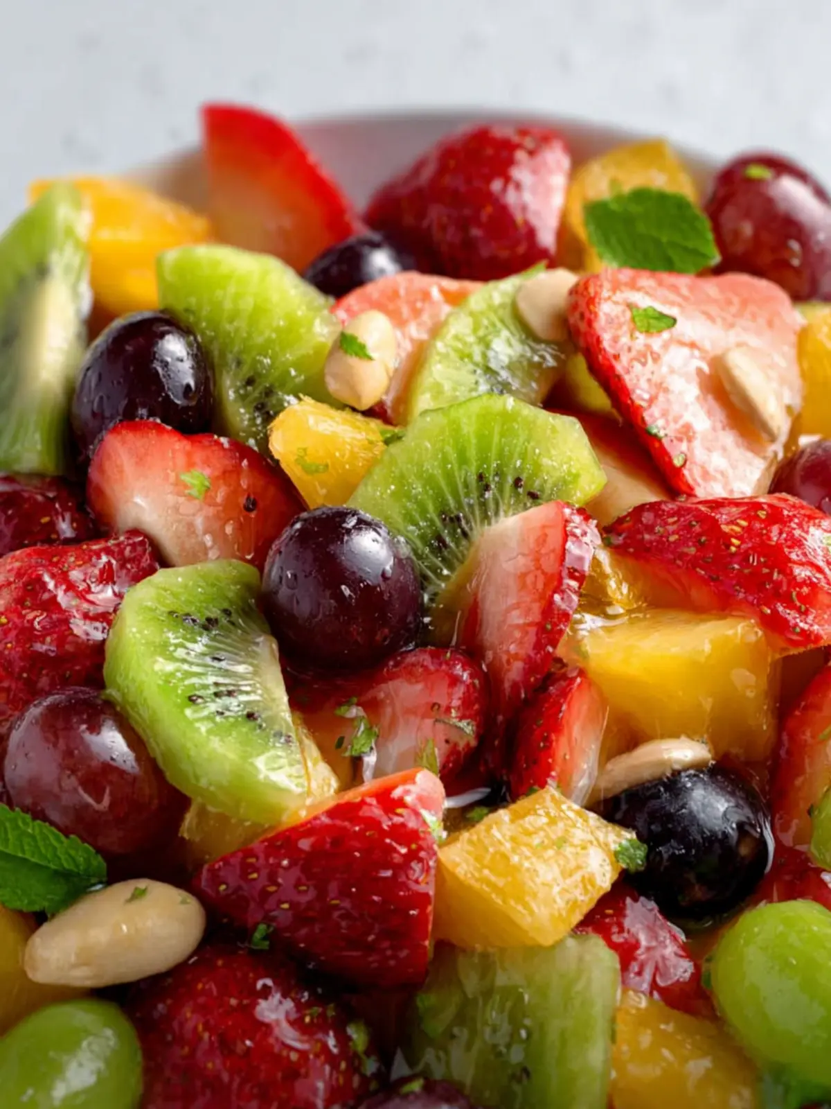 Fruit Salad with Honey Lime Dressing First Image