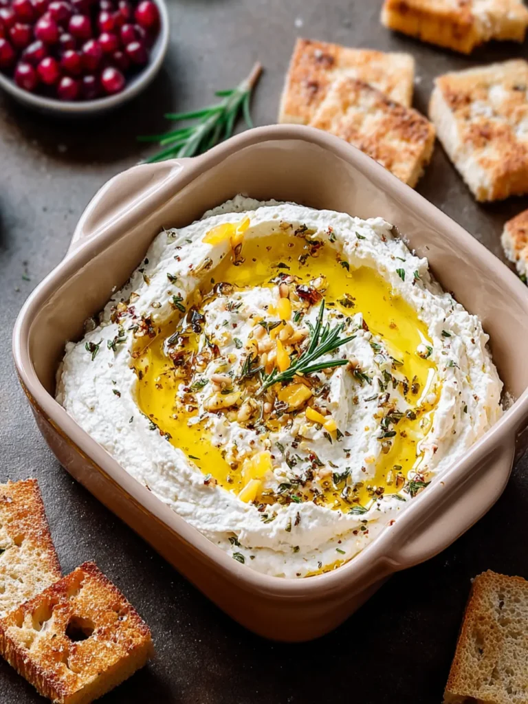 Irresistible Whipped Ricotta Dip Recipe for Parties First Image