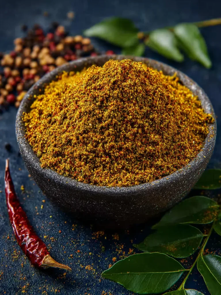 Karivepaku Podi Recipe (Curry Leaves Powder) First Image