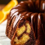 Orange Chocolate Bundt Cake (ganache glaze) First Image
