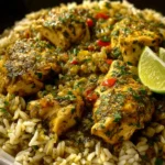 Salsa Verde Chicken & Rice Skillet First Image