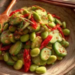 Spicy Cucumber Edamame Salad First Image