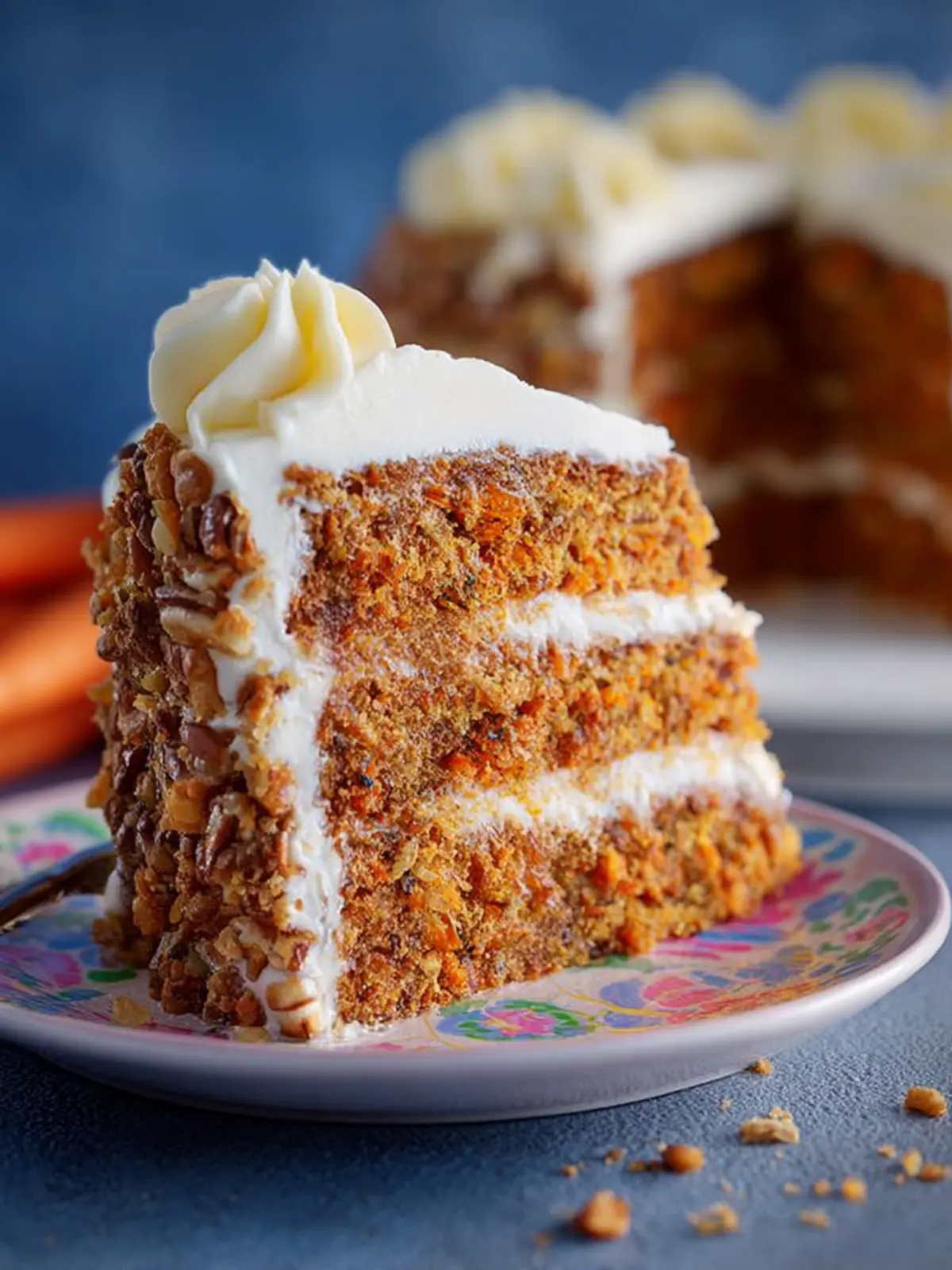 The Best Carrot Cake with Whipped Cream Cheese Frosting First Image