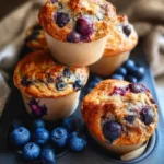 Blueberry Cottage Cheese Muffins First Image