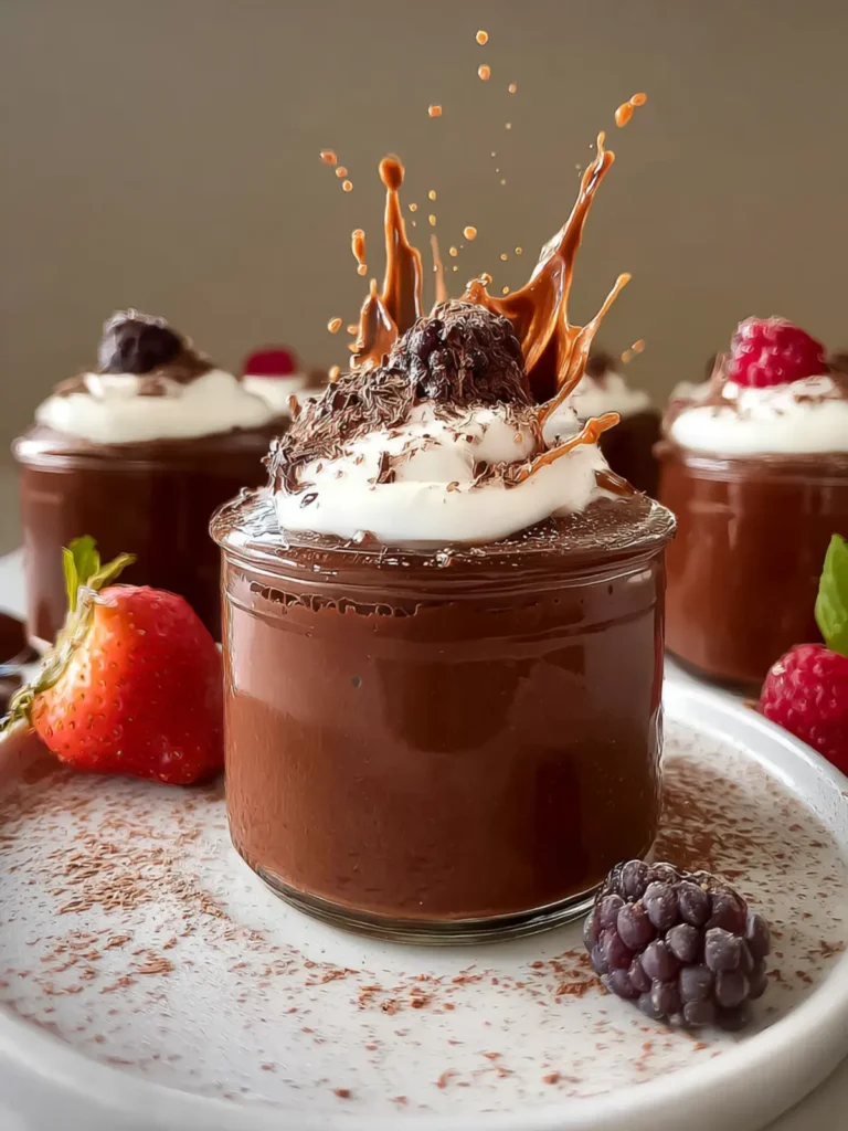 Chocolate Tofu Pudding First Image