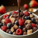chocolate berry cereal bowl First Image