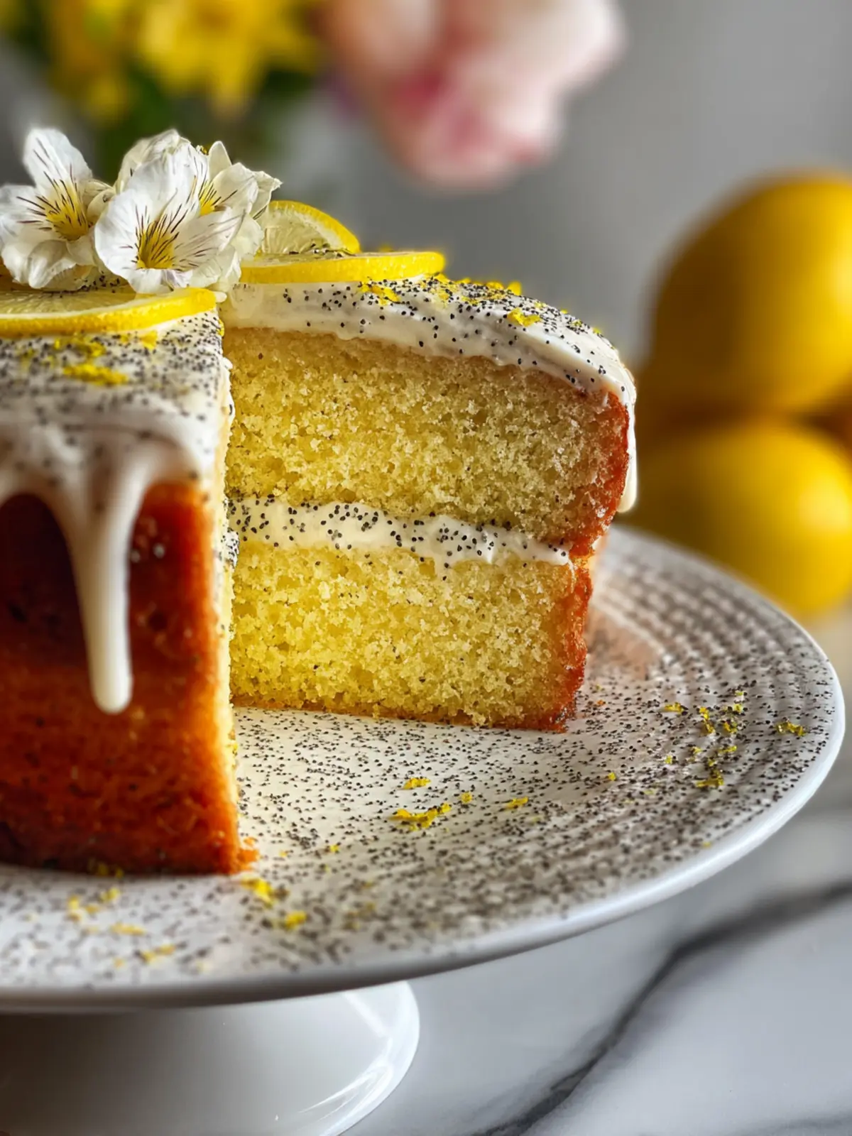 lemon poppy seed cake First Image
