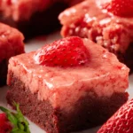 strawberry brownies First Image